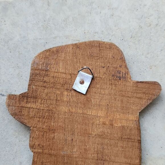 La Paz Bolivia Hand Carved Wooden Wall Hanging 1982 Set of 2 - Picture 13 of 14